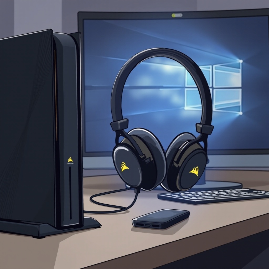 how to connect corsair headset to ps5